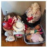 Large Doll Lot with Accessories