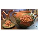 Roseville Pottery Water Lily Pieces