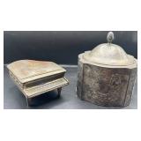 Two Metal Decorative Boxes