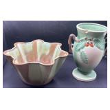 Frankoma Bowl and Handled Vase