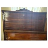 Wooden Bed Frame with Headboard