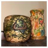 Two Decorative Pottery Pieces