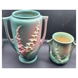 Roseville Pottery Foxglove Vases