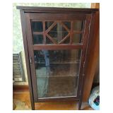 Wooden Display Cabinet with Glass