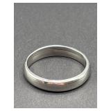Unmarked Metal Band Ring