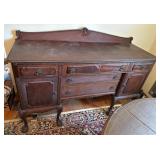 Wooden Sideboard With Drawers
