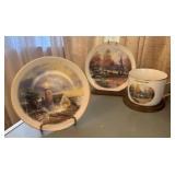 Thomas Kinkade Plate and Mug Set