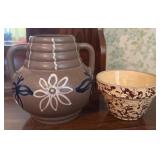 Two Decorative Pottery Pieces