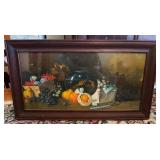 Framed Still Life Artwork, 33x19