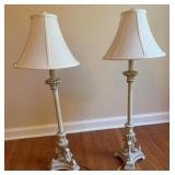 Ornate Table Lamps w/Shades