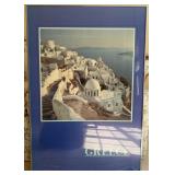 Framed Greece Landscape Poster