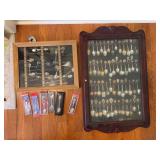 Souvenir Collector Spoons w/ Display Cases