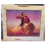 R.C. Gorman "Dine Woman" Art Lithograph