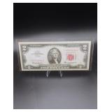 1963 Red Seal $2 Bill Star Note