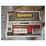 Unopened Box of Havoline 10W-40 Motor Oil