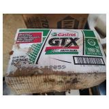 Box of Castrol GTX 10W-30 Motor Oil