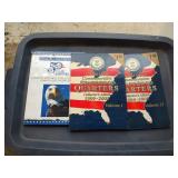 3 State Quarters Folders with Some Coins