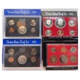 4pc US Proof Coin Sets