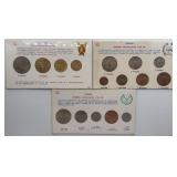 1971 Mint Coin Sets From Cyprus, Sudan, & Morocco