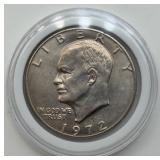 1972 Eisenhower Silver Dollar