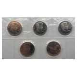 1993 Elvis Presley $5 Coins - Marshall Islands