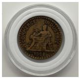 1922 France 2 Francs Commerce Industrie