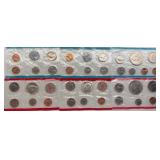 3pc P & D 1974 U.S. Mint UNC Coin Sets