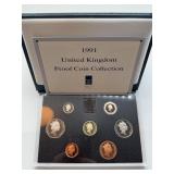 1991 UK Royal Mint Proof Coin Collection