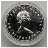 1978 Canada Silver Dollar Edmonton Coin
