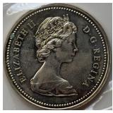 1973 Canada Silver Dollar RCMP Centennial Coin