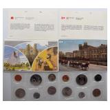 Canada Mint Uncirculated Coin Sets w/ COA