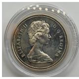 1973 Canada RCMP Centennial Silver Dollar Coin