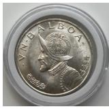 1966 Panama One Balboa Silver Coin