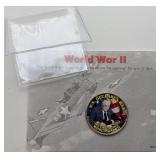 WWII JFK Half Dollar USO Lee Marvin Coin