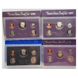 4pc U.S. Proof Coin Sets