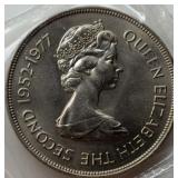 Tristan Da Cunha 25 Pence Coin Queen Elizabeth II