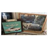 Ford Thunderbird Framed Print and Metal Sign