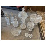 Pressed Glass Crystal Tableware Assortment