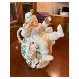 Lenox Holiday Santa Cookie Jar