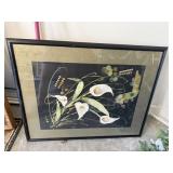 Floral Art Print w/ Calla Lilies