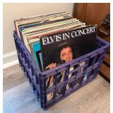 Record Collection w/ Elvis and Star Wars LPs