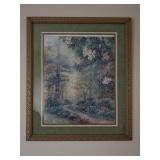 Framed Floral Forest Art Print