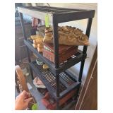 Plastic Shelf w/ Contents, 36x18x57