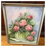 Joan Payne 1989 Floral Artwork 18x22