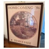 Framed Tennessee Homecoming '86 Print