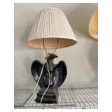 Eagle Table Lamp w/Shade, Works