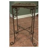 Metal Scrollwork Plant Stand