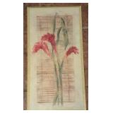Floral Wall Art Signed Blum