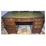 Classic Twin-Pedestal Writing Desk