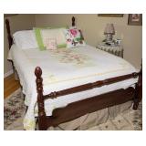 Wood Full Size Four Poster Bed Frame